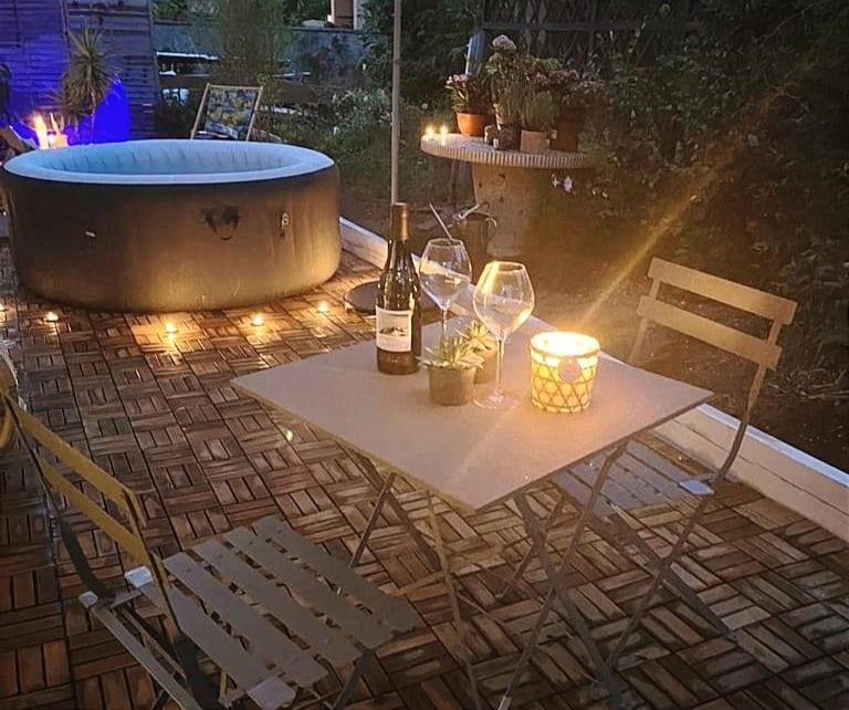 Superbe Appartement Avec Jacuzzi Avec Jardin Prive Lyon Exteriér fotografie